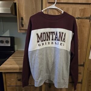 Montana Grizzles Boyfriend fit Sweatshirt ,Blue 84
